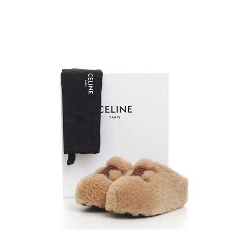 celine mules sale|CELINE ELENA MULE in SHEARLING.